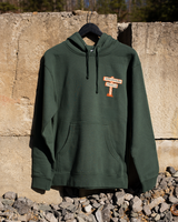 Forest Green Trail Sign Hoodie